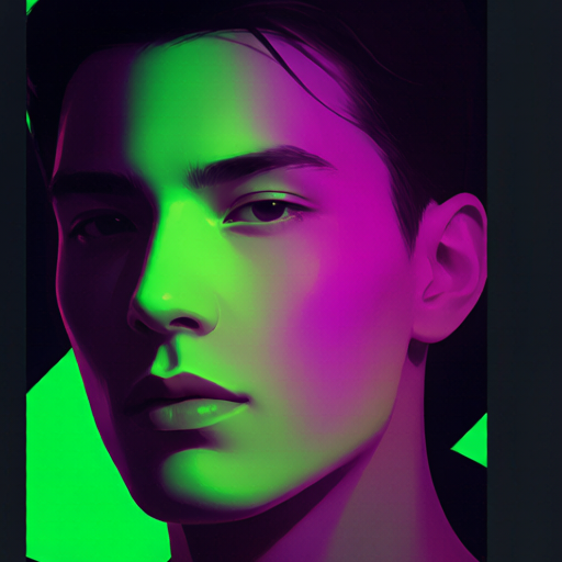 Acid Green matching PFP for couples and best friends – right profile picture