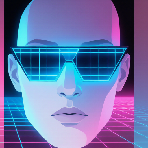 Retro Grid matching PFP for couples and best friends – right profile picture