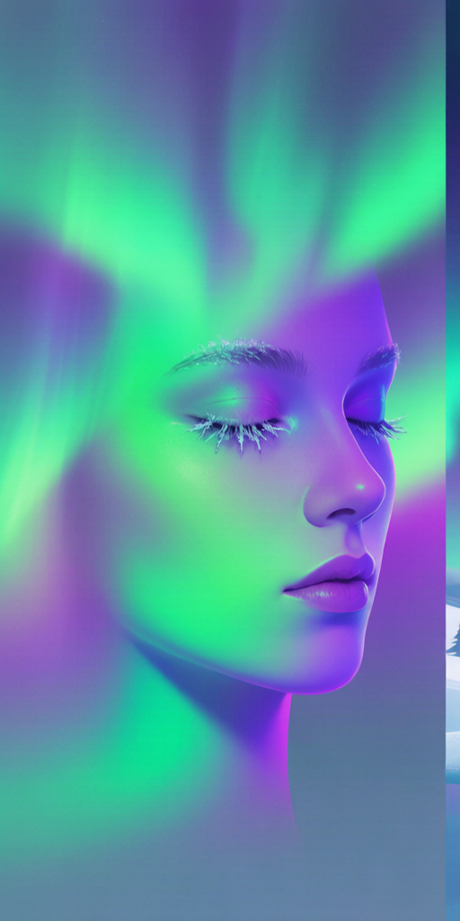 Aurora Vapor matching PFP for gamers – left profile picture