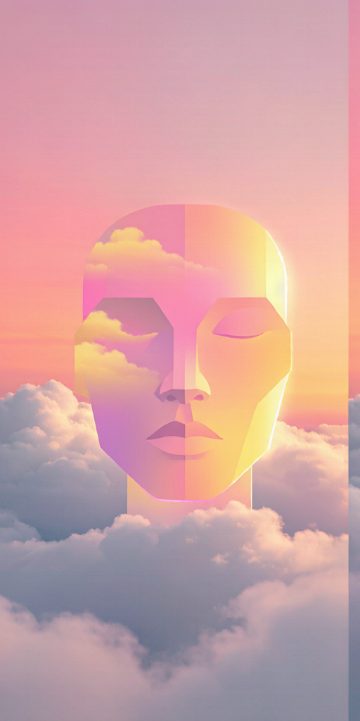 Cloud Sunset matching PFP for couples and best friends – left profile picture
