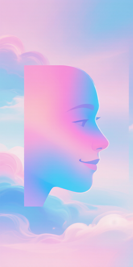 Cotton Candy matching PFP for couples and best friends – left profile picture