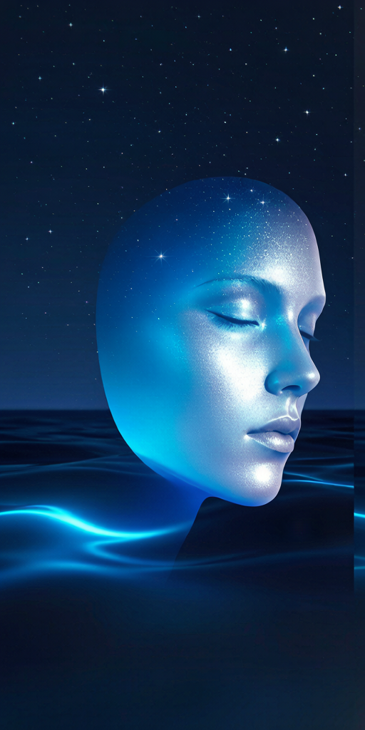 Midnight Ocean matching PFP for couples and best friends – left profile picture