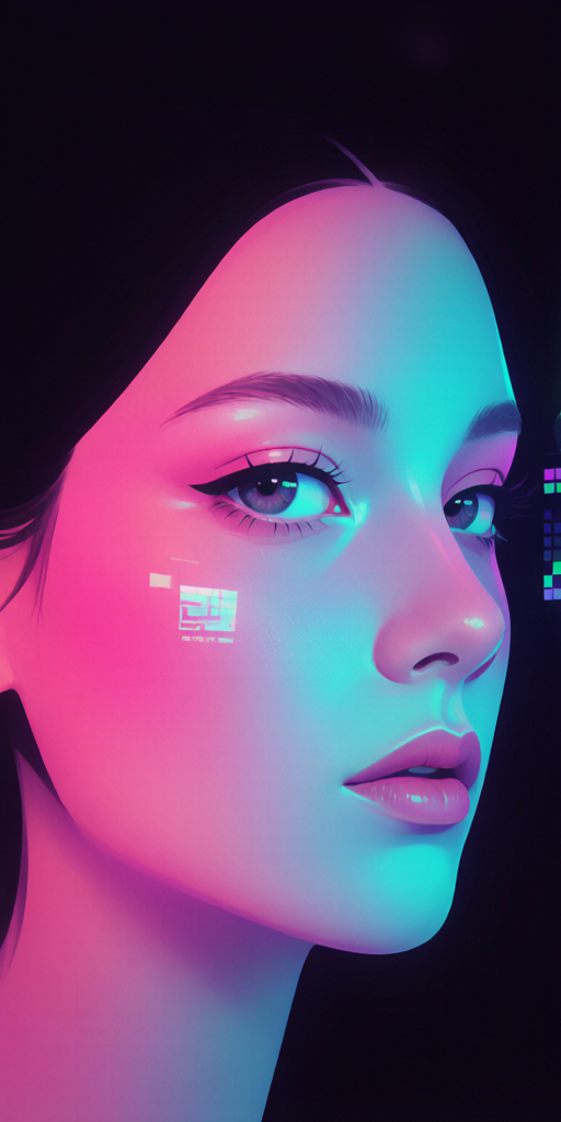 Neon Arcade matching PFP for gamers – left profile picture