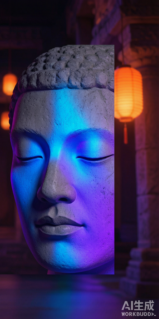 Neon Temple matching PFP for gamers – right profile picture