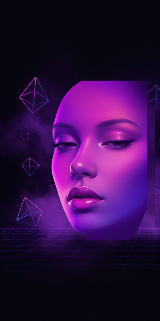 Purple Haze matching PFP for couples and best friends – left profile picture