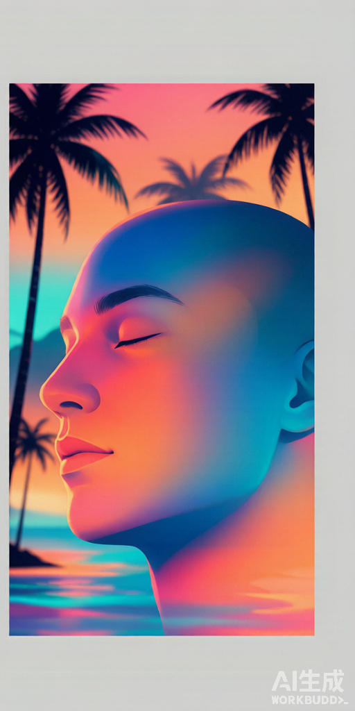 Tropical Neon matching PFP for gamers – right profile picture