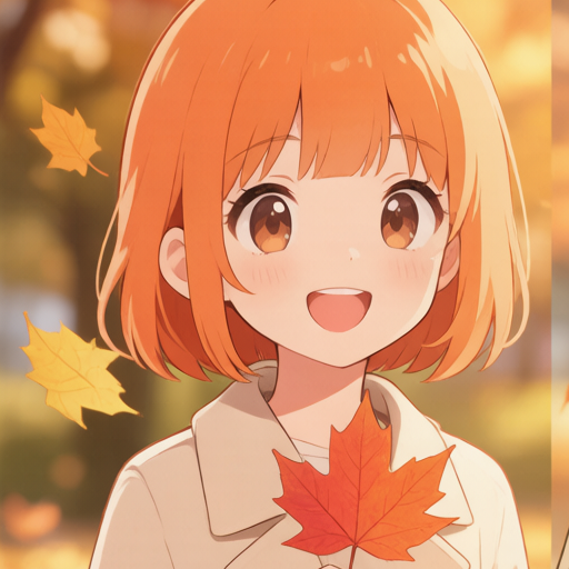 Autumn Park matching PFP for couples and best friends – left profile picture