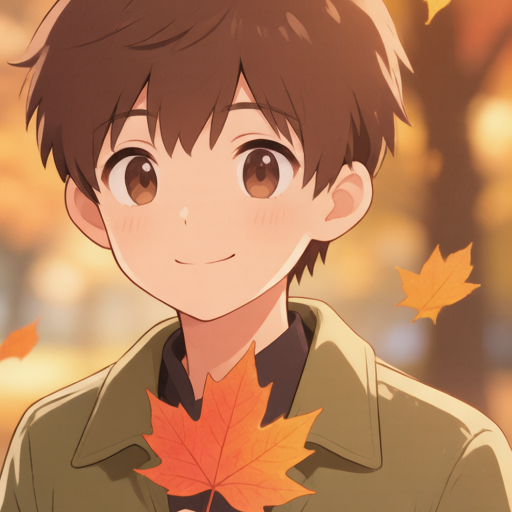 Autumn Park matching PFP for couples and best friends – right profile picture