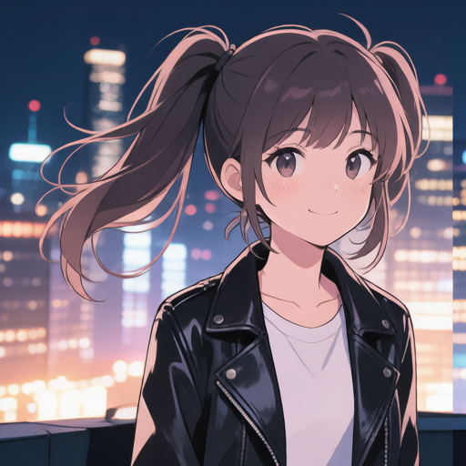 Rooftop Night matching PFP for couples and best friends – left profile picture