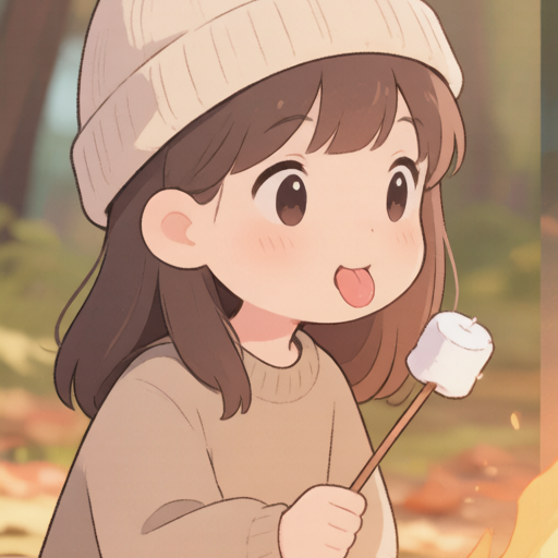 Autumn Campfire matching PFP for couples and best friends – left profile picture