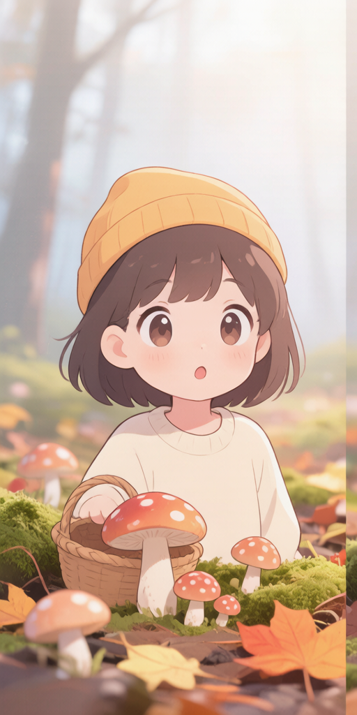 Mushroom Forest matching PFP for couples and best friends – left profile picture