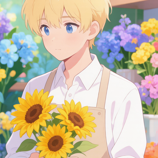 Flower Shop matching PFP for couples and best friends – right profile picture