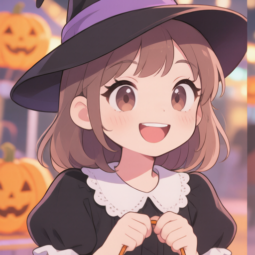 Halloween Carnival matching PFP for couples and best friends – left profile picture