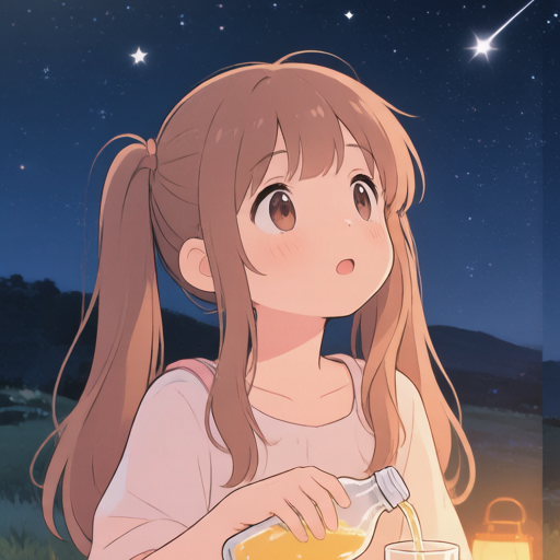 Night Picnic matching PFP for couples and best friends – left profile picture