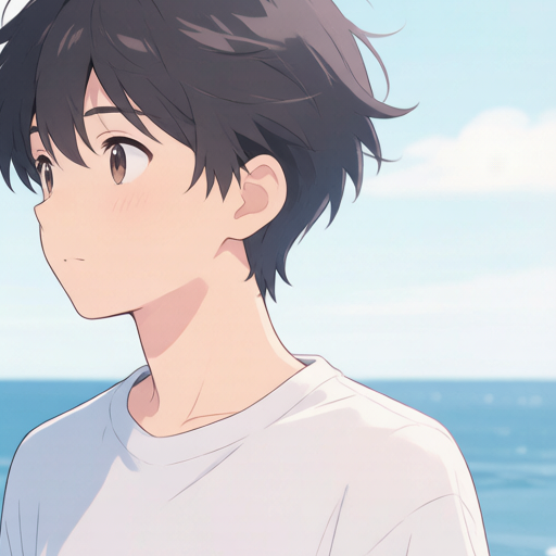 Ocean Cliff matching PFP for couples and best friends – right profile picture