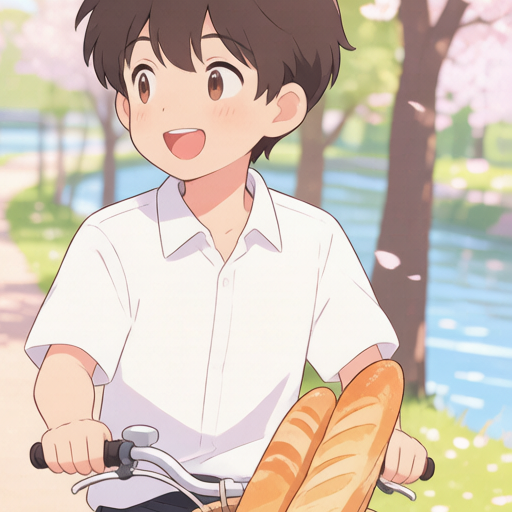 Spring Bike Ride matching PFP for couples and best friends – right profile picture