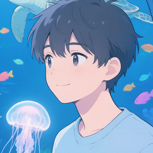 Summer Aquarium matching PFP for couples and best friends – right profile picture