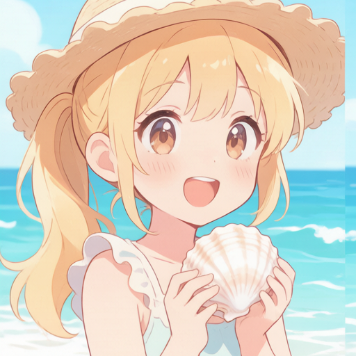 Summer Beach matching PFP for couples and best friends – left profile picture
