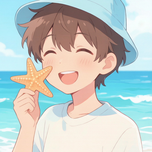 Summer Beach matching PFP for couples and best friends – right profile picture