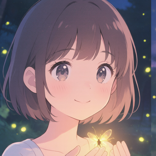 Summer Fireflies matching PFP for couples and best friends – left profile picture