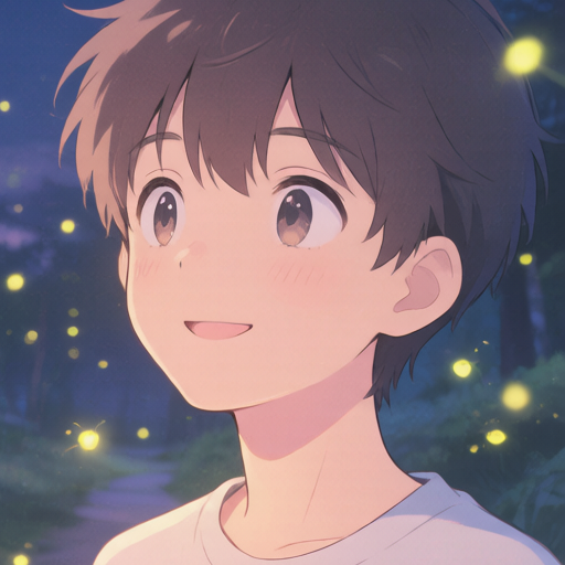 Summer Fireflies matching PFP for couples and best friends – right profile picture