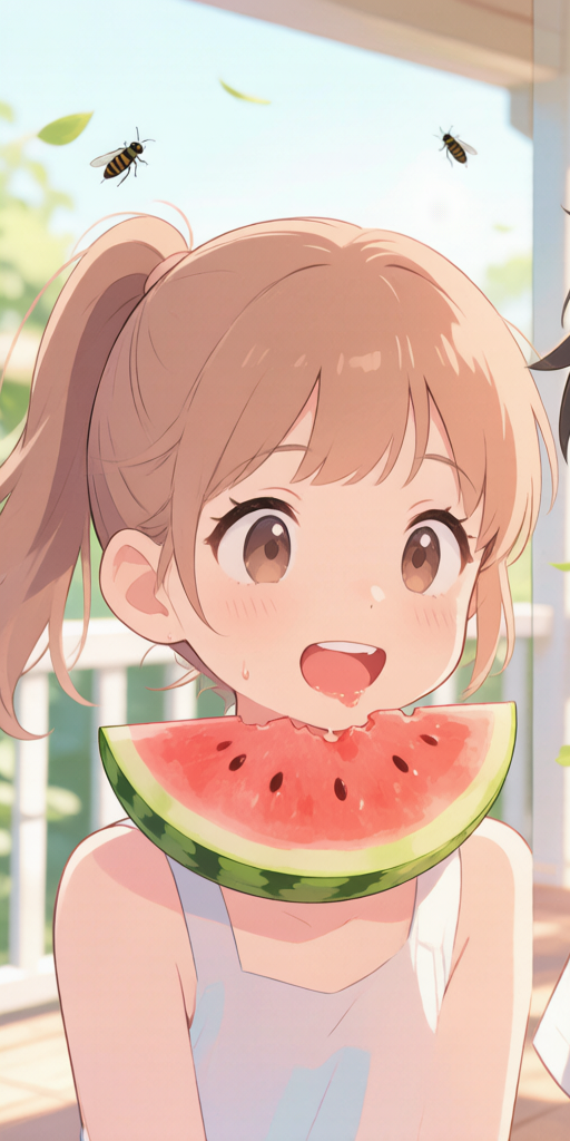 Summer Watermelon matching PFP for couples and best friends – left profile picture