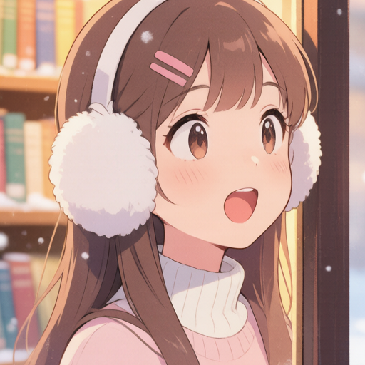 Winter Bookshop matching PFP for couples and best friends – left profile picture