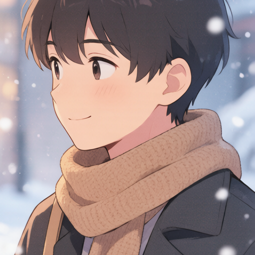Winter Bookshop matching PFP for couples and best friends – right profile picture