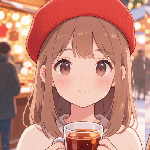 Christmas Market matching PFP for couples and best friends – left profile picture