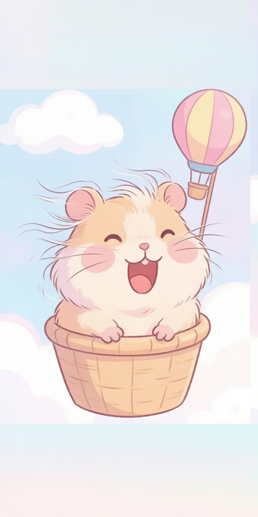 Balloon Ride Hamsters matching PFP for cute matching icons – left profile picture