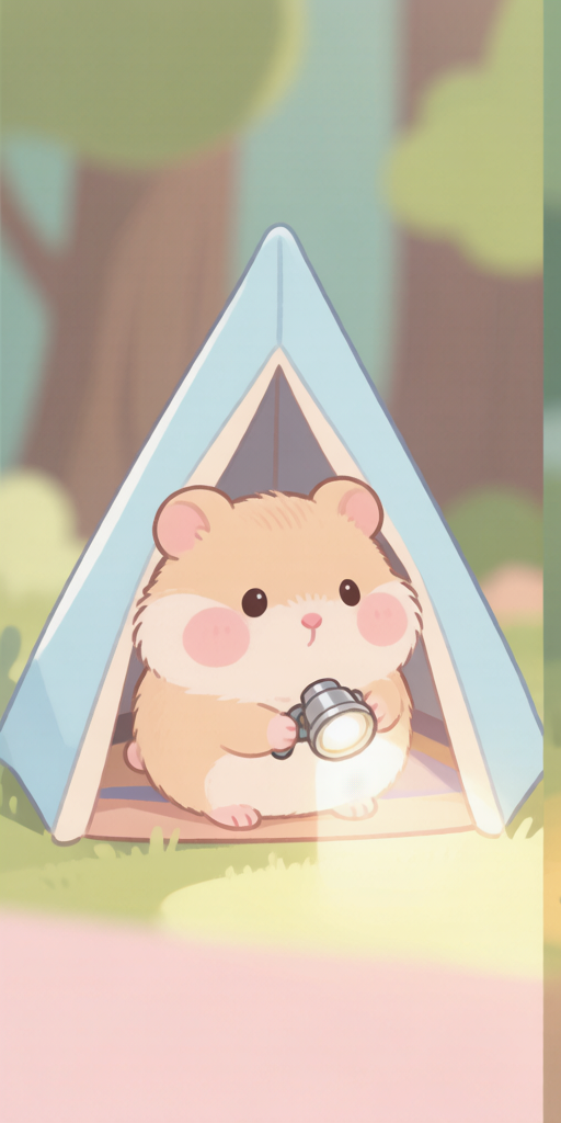 Camping Hamsters matching PFP for cute matching icons – left profile picture