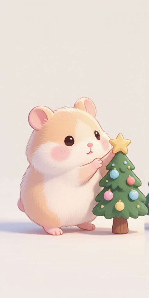 Christmas Hamsters matching PFP for cute matching icons – left profile picture