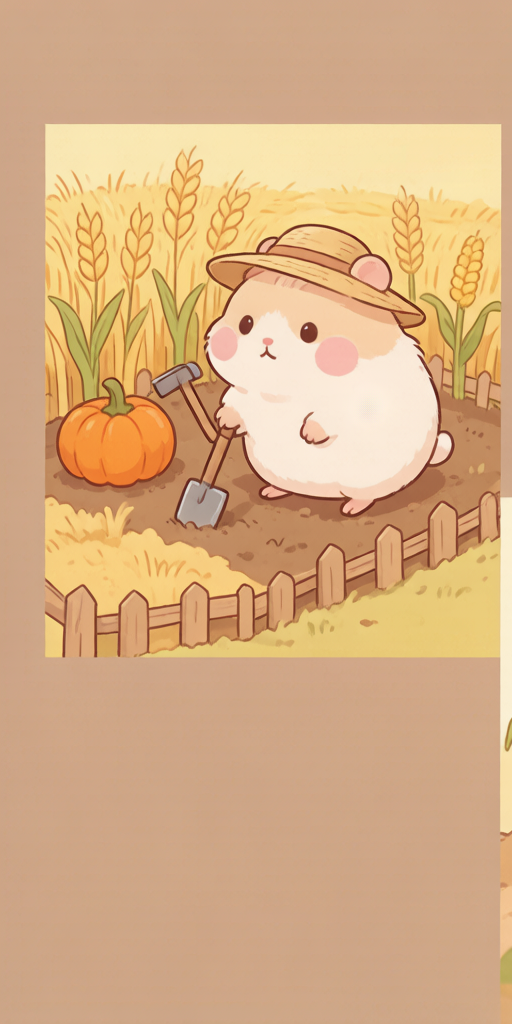Farmer Hamsters matching PFP for cute matching icons – left profile picture
