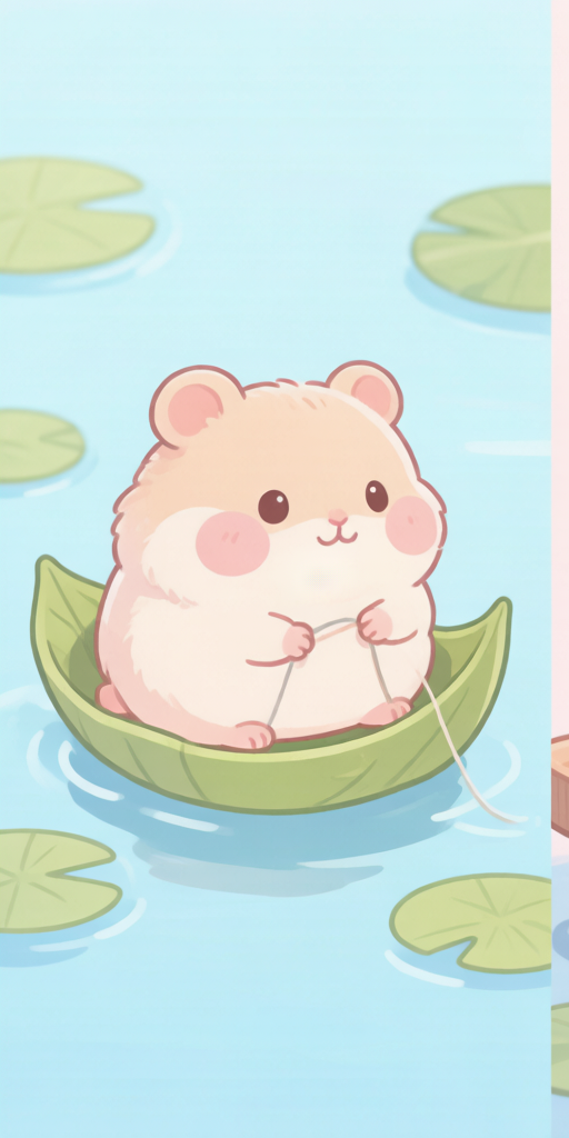 Fishing Hamsters matching PFP for cute matching icons – left profile picture