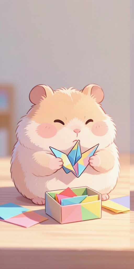 Origami Hamsters matching PFP for cute matching icons – left profile picture