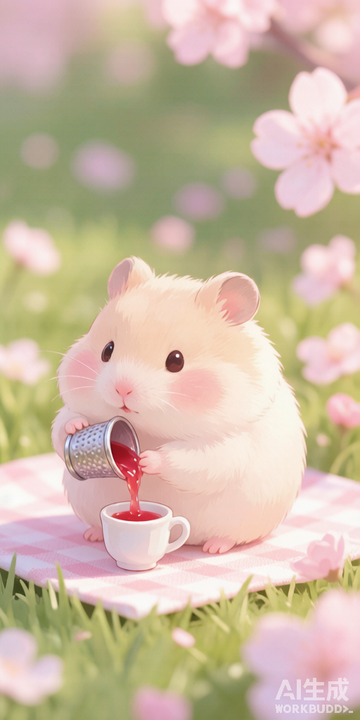 Spring Picnic Hamsters matching PFP for cute matching icons – right profile picture