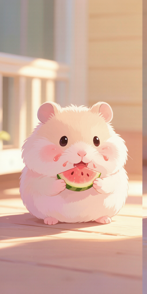 Watermelon Hamsters matching PFP for cute matching icons – left profile picture