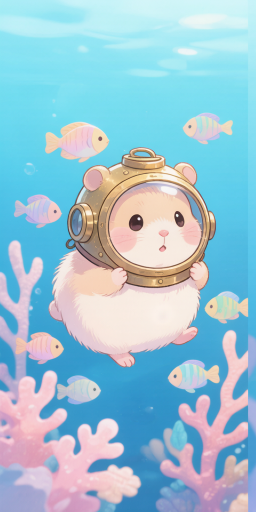 Underwater Hamsters matching PFP for cute matching icons – left profile picture