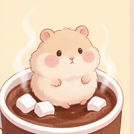 Marshmallow Cocoa matching PFP for couples and best friends – left profile picture