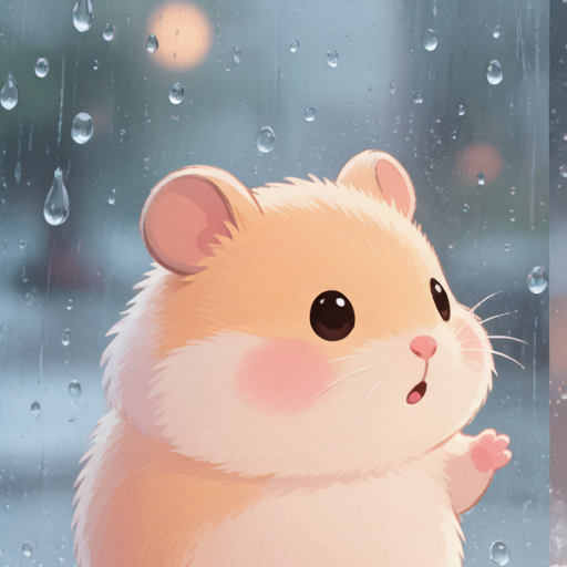 Rainy Window matching PFP for couples and best friends – left profile picture