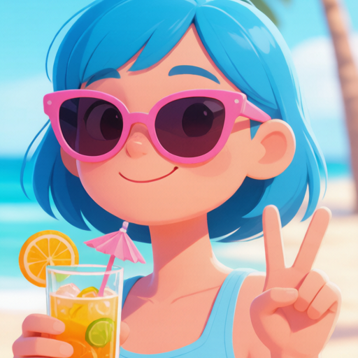 Beach Day matching PFP for couples and best friends – right profile picture