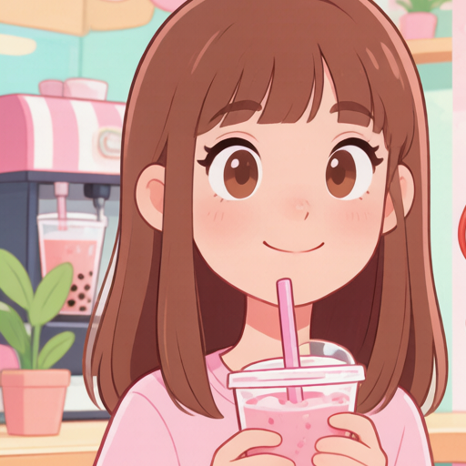 Bubble Tea matching PFP for couples and best friends – left profile picture
