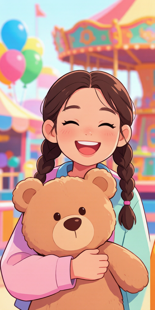 Amusement Park BFFs matching PFP for best friends – left profile picture
