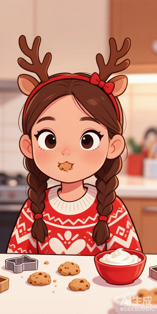 Christmas Baking BFFs matching PFP for best friends – right profile picture
