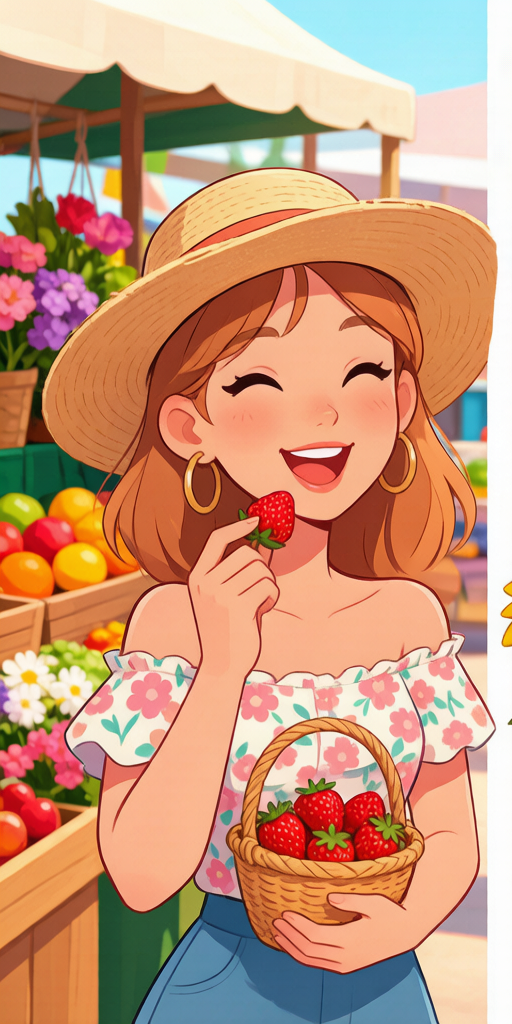 Farmer Market BFFs matching PFP for best friends – left profile picture