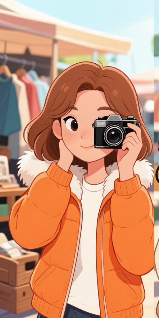 Flea Market BFFs matching PFP for best friends – left profile picture