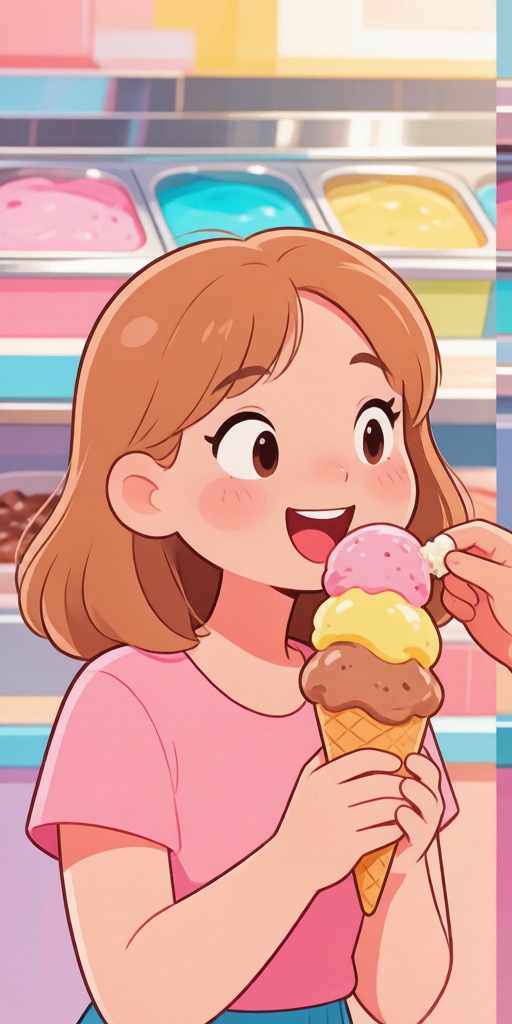 Ice Cream BFFs matching PFP for best friends – left profile picture