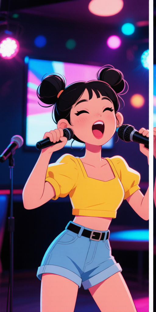 Karaoke BFFs matching PFP for best friends – left profile picture