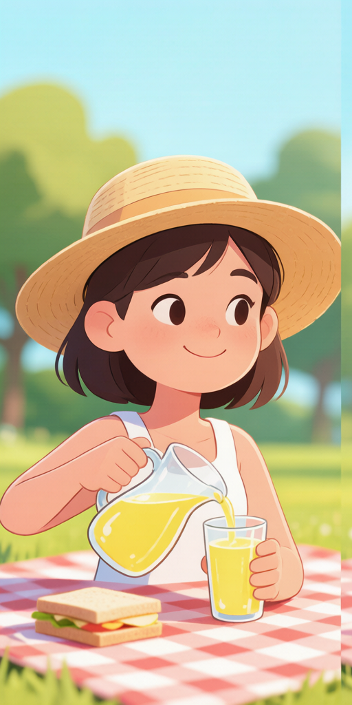 Picnic BFFs matching PFP for best friends – left profile picture