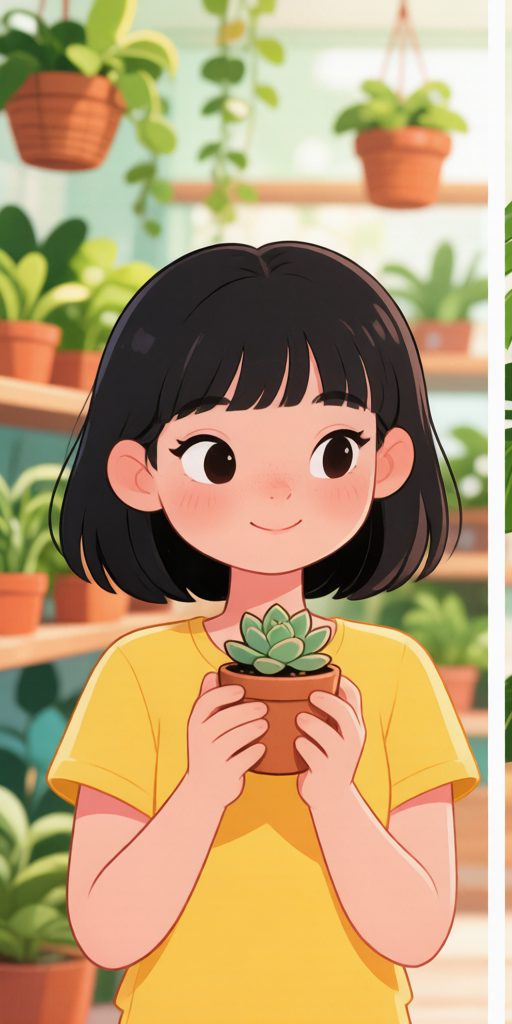 Plant Shopping BFFs matching PFP for best friends – left profile picture